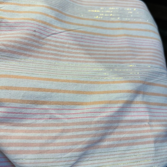 Gap easy stripe shirt. Color multi pink stripe. Size XL in excellent con… - Picture 5 of 14